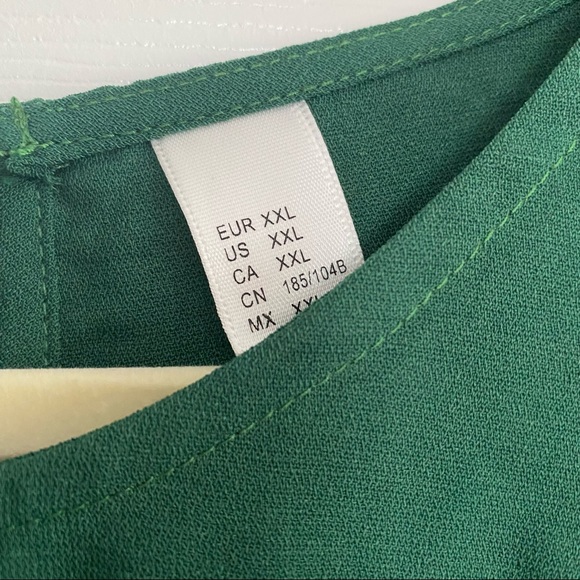 🎉 HOST PICK | New✨ Elegant Hunter Green Pleated Flounce Dress - Picture 11 of 11